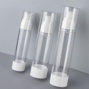 Quality White Custom 15ml 30ml 50ml Airless Pump Bottles Eye Gel Face Serum Bottle wholesale