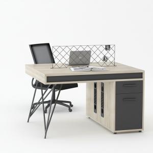 China Simple Modern Office Furniture Table and Chair Combination for Open Staff Workstation on sale
