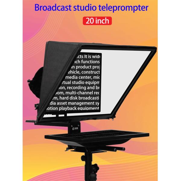 20-inch Single Screen Tempered Prompter Glass for Accurate Teleprompting and Shooting