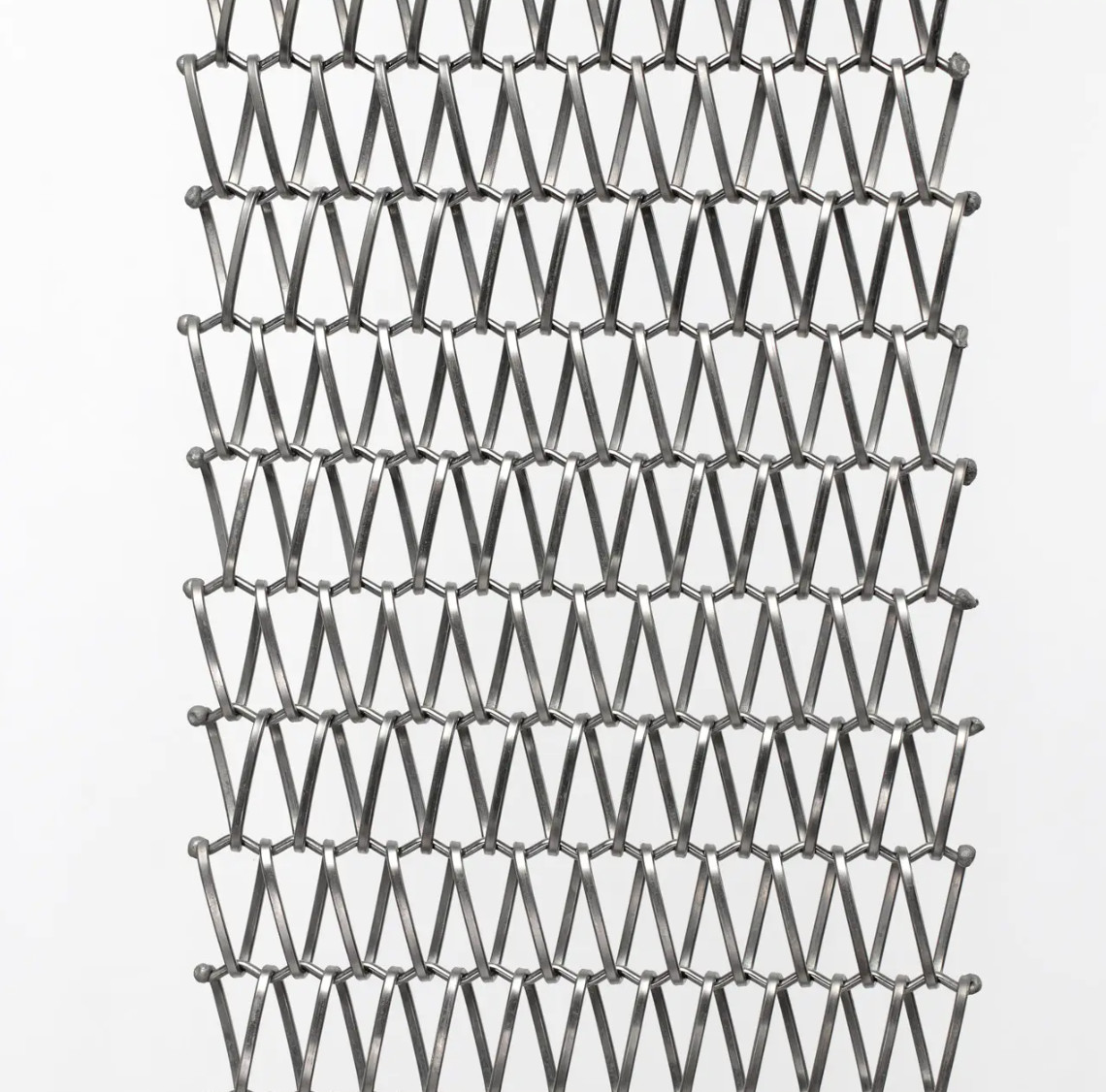 Industrial Grade Stainless Steel Conveyor Belt 0.5mm-5mm Electroplated Wire Mesh