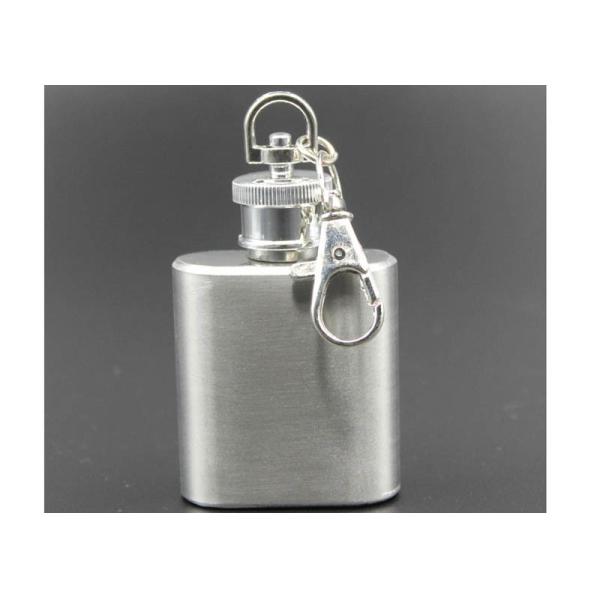 Environmental Protection 1- 18 Oz Hip Flask Plastic Cover Stainless Steel Jug