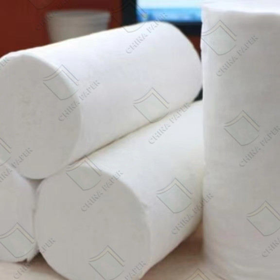 Eco-Friendly Toilet Paper Napkin Facil Tissue Kitchen Paper in Mother Jumbo Roll Raw Material