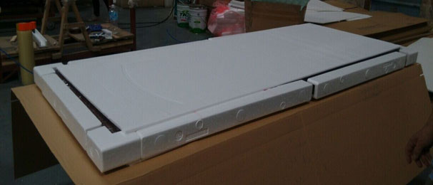 Single Interior PVC Wooden Doors PU Painting Solid Wood Entry Door 45mm Thick