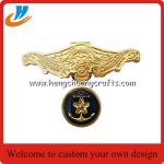Custom iron material hat clip,magnet hat clips with gold plated