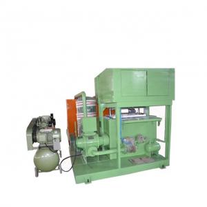 China 7.5KW Small Egg Tray Making Machine With Copper Forming Molds 7.5m*2.5m*2.2m on sale
