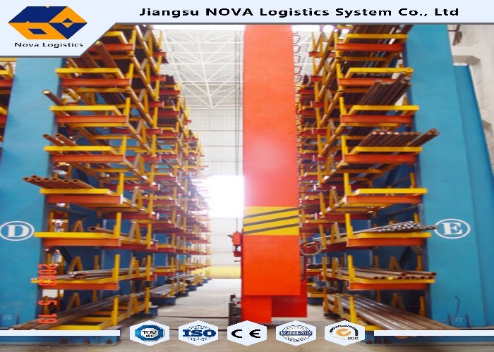 Adjustable Warehouse Cantilever Storage Racks With 500 Kg Loading Capacity Per Arm
