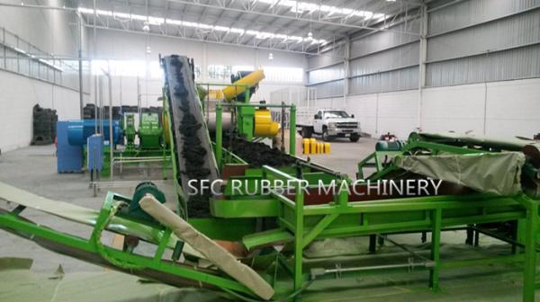 SGS Low Energy Consumption Rubber Cracker Mill Machine