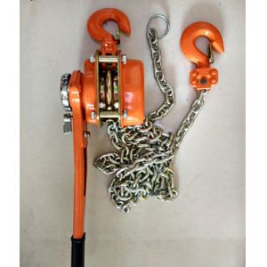 Quality Capacity 6 Ton Basic Construction Tools Lever Hoist Lifting Height 1.5m Chain Dia 10mm wholesale