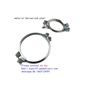 Quality Galvanized 200mm OEM Quick Release Duct Clamps wholesale
