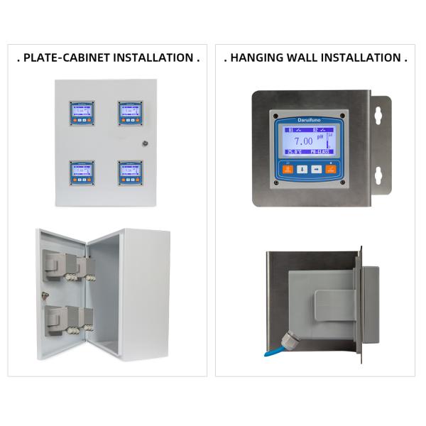 4-20mA High Low Alarm Online pH Transmitter For Water Process Monitoring