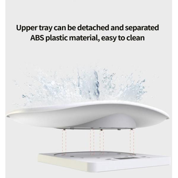 Livestock Scale Digital Pet Scale Accurately Weighs Dog Cat Tray Weight LCD Display Mini 10kg Pet Food Weighing Scale