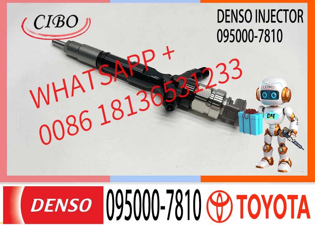 Common Rail Injector Assembly 23670-30290 095000-7810 For Toyota