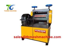 Quality 6mm To 14mm Scrap Semiautomatic Rebar Straightening And Cutting Machine wholesale