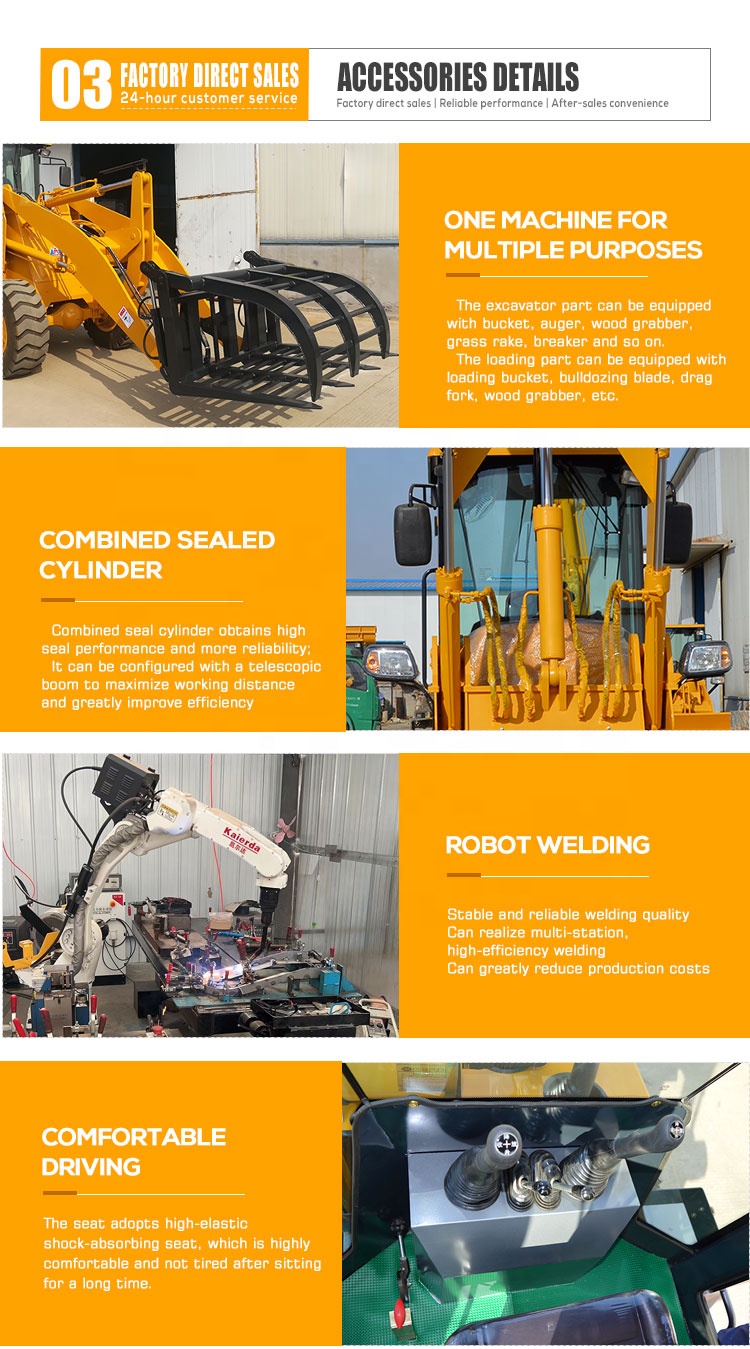 4 Min. Turning Radius Hydraulic Earth Auger/Digger/Hammer/Breaker/Sweeper