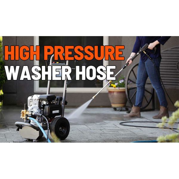 4000 PSI Hot Water Resistant High Pressure Washer Hose with 1/4" 3/8" ID for Carpet Cleaning Systems