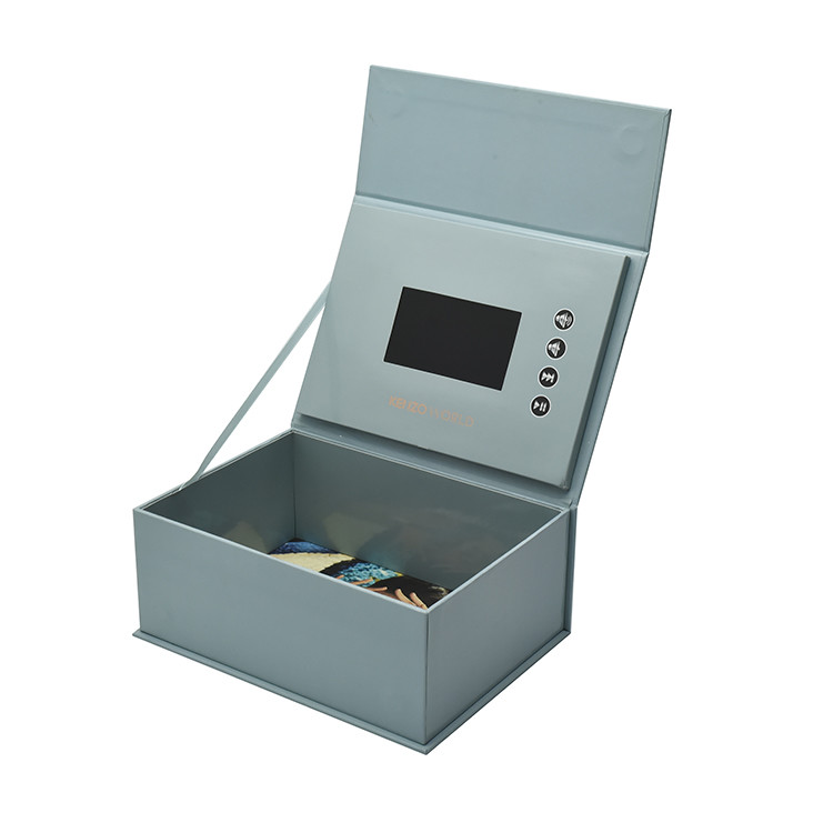 custom design LCD video box LCD screen box package digital LCD advertising box