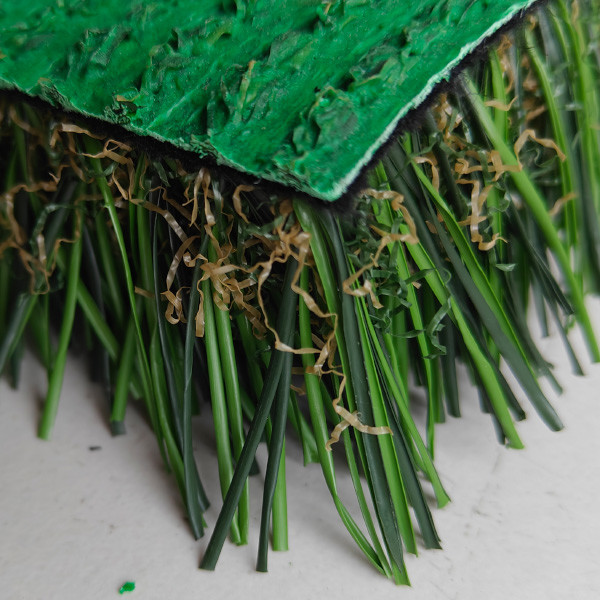 40mm Pile Height Green SBR Latex Backing 4 Colors Mixed Eco Friendly Leisure Artificial Grass
