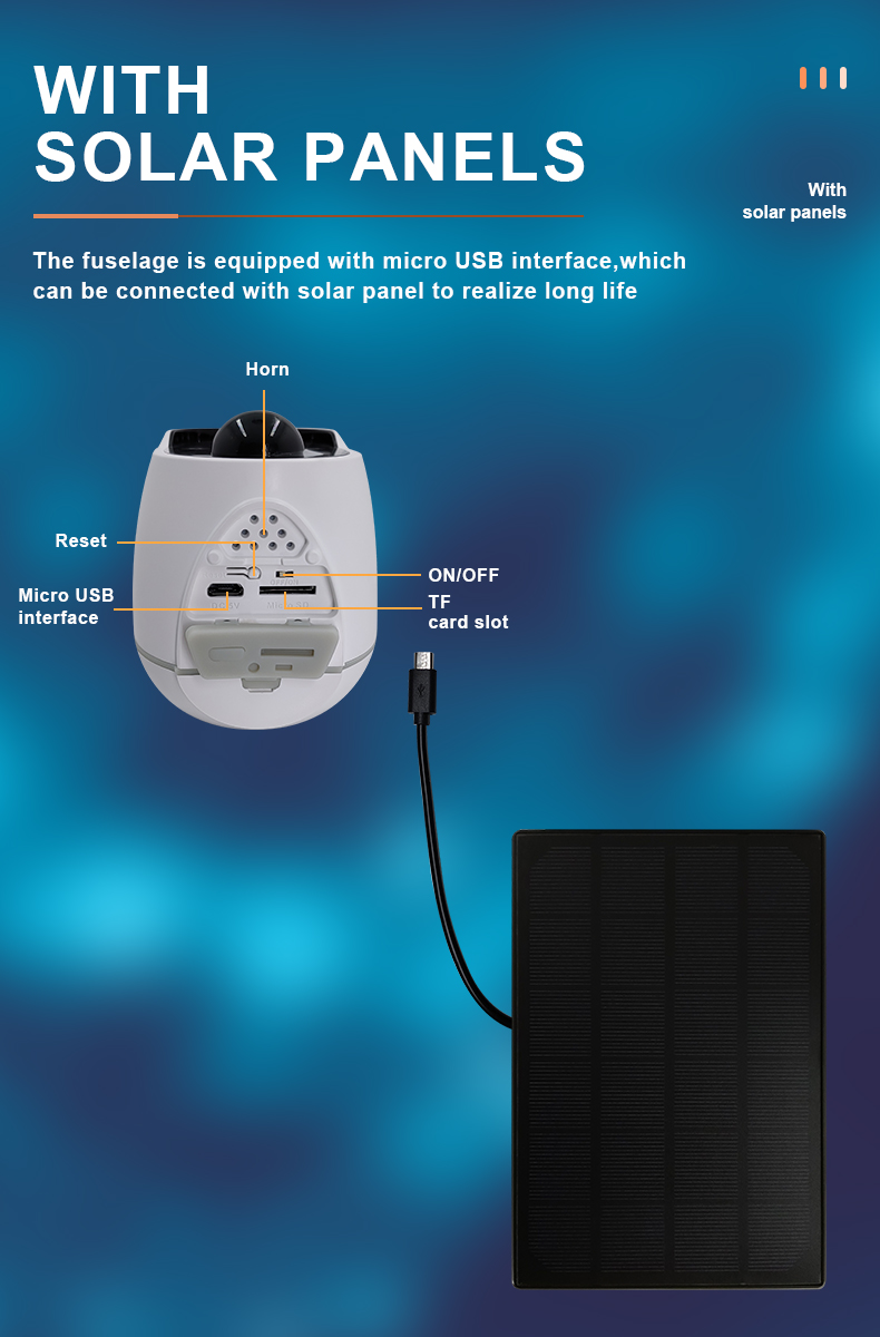 IP66 Waterproof Security Camera Solar Wifi HD 1080P Wireless Outdoor PIR Motion Detection Camera