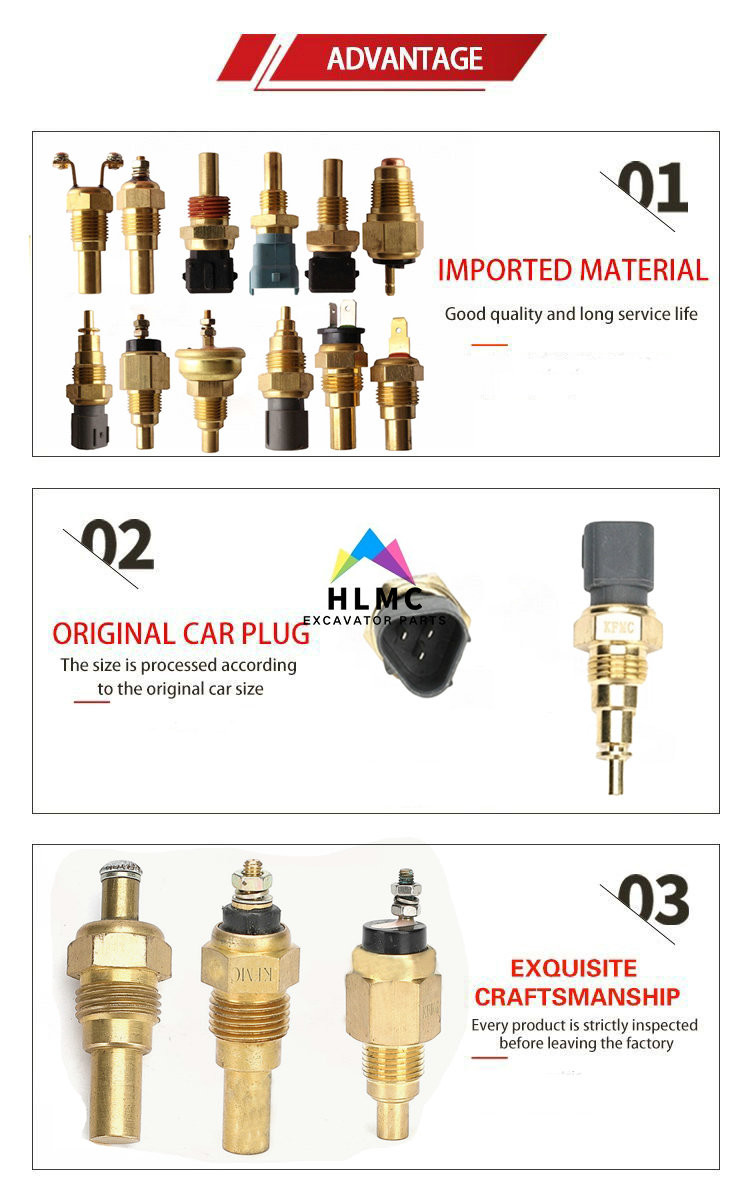 8-97170327-0 ZAX200-3 ZAX240-3 ZAX330-3 SH200-5 4HK1 6HK1 Engine Water Temperature Sensor