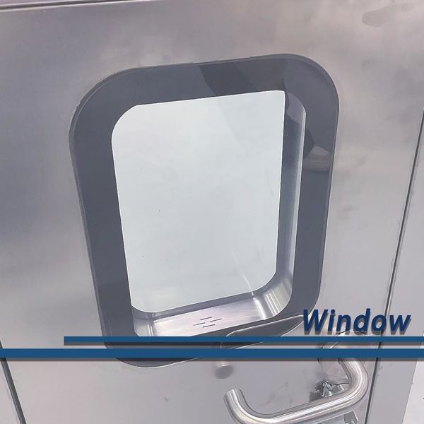 Cleanroom Metal Steel Doors with Plastic Screen Netting Material and PVC Main Material