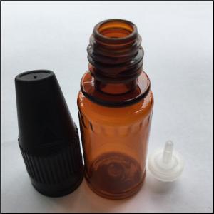Quality 10ml Amber Eye Dropper Bottles , Medical Grade 10ml Plastic Dropper Bottles wholesale