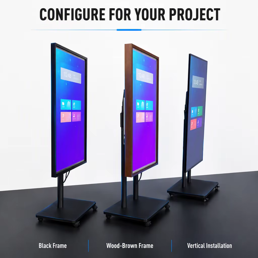 3D ad screen you can see without glasses