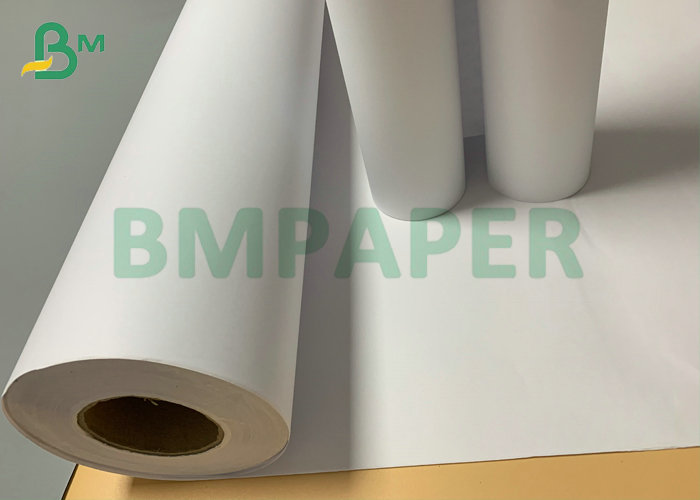 20LB Engineering Paper 24'' 36'' x 300ft 500ft Uncoated White Bond Roll 