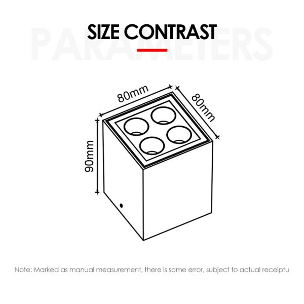 Commercial Down Light Casting Aluminum LED SMD New Modern Design For Indoor White Grey Color
