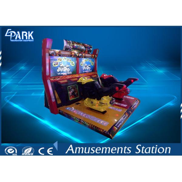 Luxury TT Motor Racing Game Simulator With 47 Inch High Definition Screen