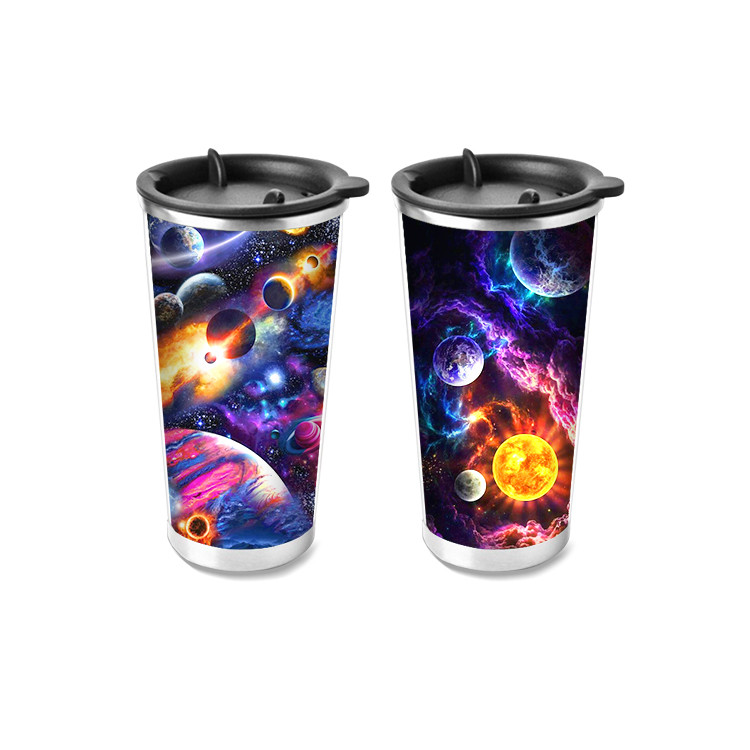 Eco - Friendly Custom Lenticular Printing Cute Animal 3D Water Bottle For Children