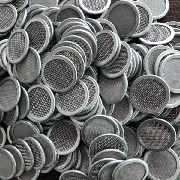Sintered Stainless Steel Filter Mesh Disc Solid Wire Mesh Disks Anti Corrosion