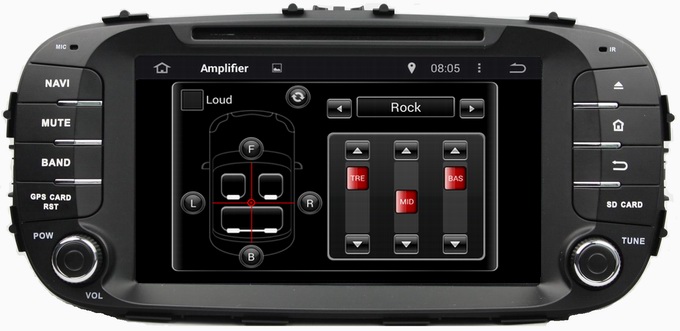 Ouchuangbo Auto Video GPS Stereo DVD Player for Kia Soul 2014 Android 4.4 System 3G Wifi