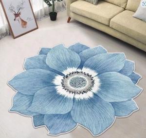 China Irregular Living Room Floor Carpets Gold Diamond Velvet Flower Bedroom Sofa Floor Carpet on sale