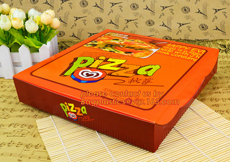 Wholesale Custom Printed Corrugated Cardboard Recycle Paper Pizza Box Manufacturer,Foldable Flat Packing Blank Craft Pac