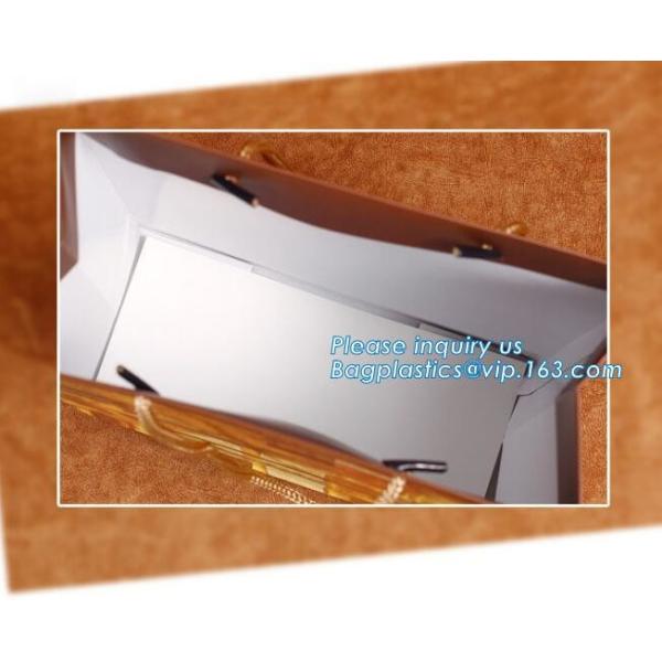 Factory price high quality elegant printing garment carrier paper gift bags wholesale,custom printing Luxury shopping cl
