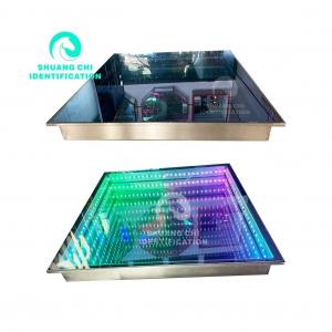 China Interactive Led Light Up Floor Tiles with 50000 Hours Lifespan and Customized Size on sale