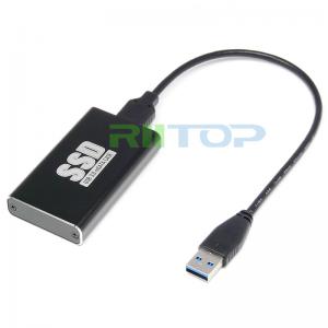 China mSATA SSD to USB 3.0 External Drive Case Enclosure for 50x30mm mSATA SSD on sale