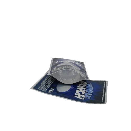 Aluminum Foil Mylar ziplockk Bags Stand Up With Window For weed Weed Packaging