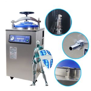 Portable Vertical High Pressure Steam Sterilizer Autoclave 0.22MPa