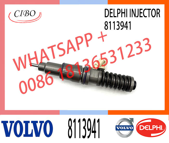 Common Rail Fuel Injector BEBE4C00001 BEBE4C00101 8113941 for D12 TRUCK
