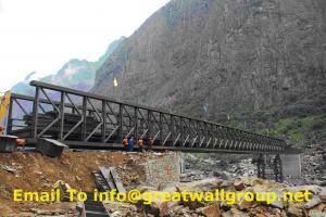 China Modular steel bridge,steel bridge Truss Assembly Steel Bridges，Delta bridge,CB450 bridge on sale