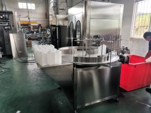 China Pet Bottle Filling packing Line With Automatic Medical Alcohol / Chemical Liquid / Acetic Acid Filling Capping Machine on sale