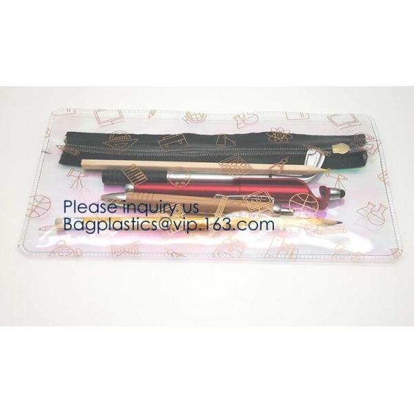 Custom outdoor EVA makeup pouch semi-transparent Soft Plastic toiletry bags Water proof PVC/EVA makeup organizer pack