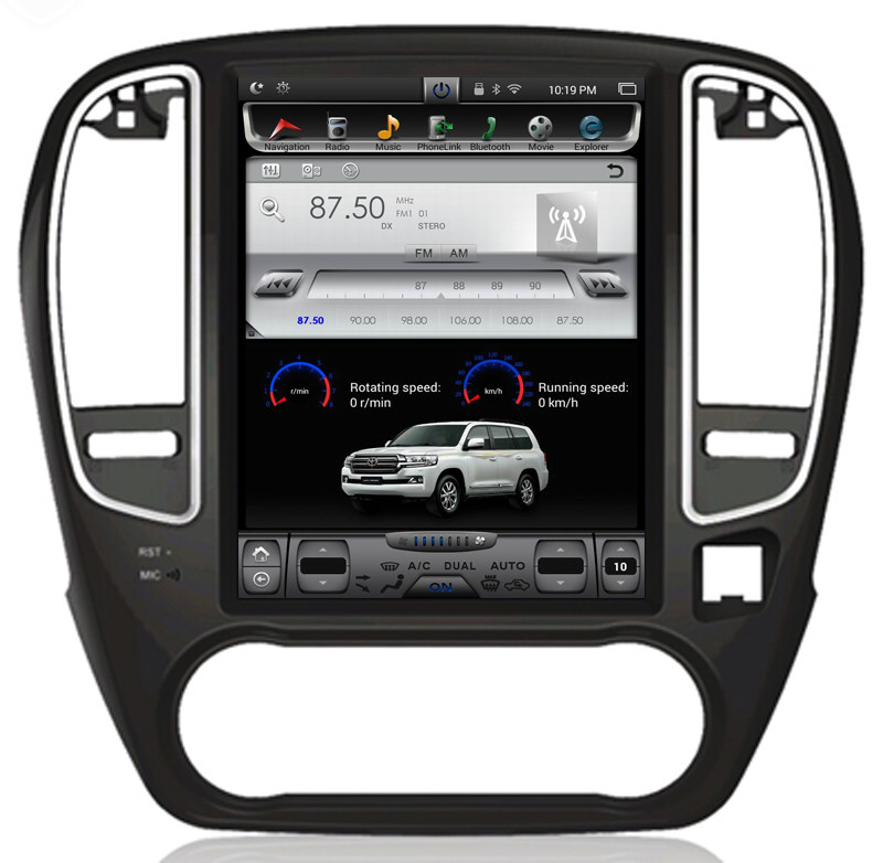 Ouchuangbo 10.4" Vertical Screen Tesla Style 1024*768 for Nissan Sylphy 2010-2014 with car radio video android 6.0 os