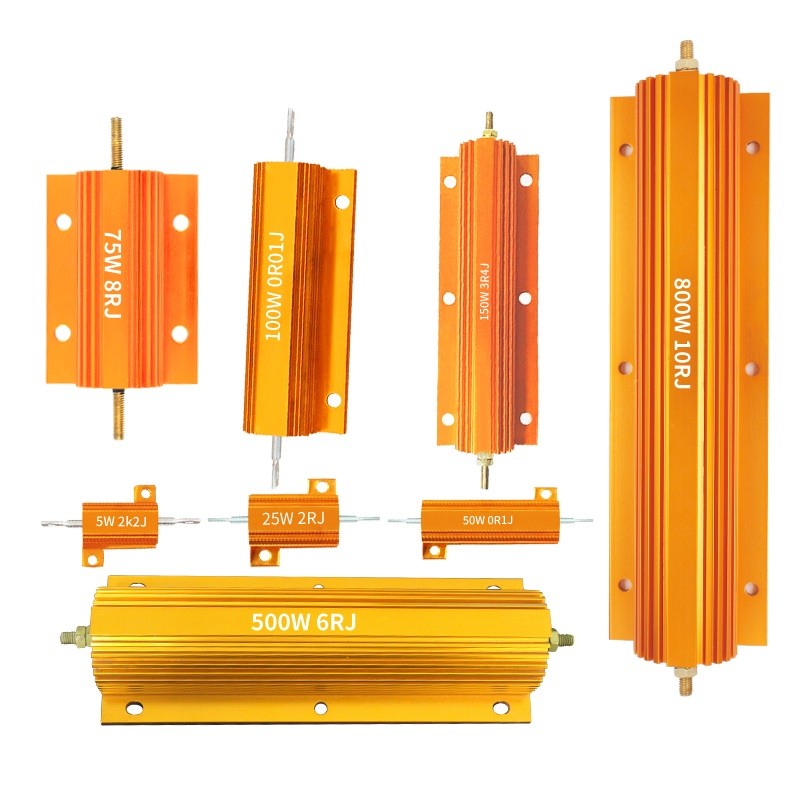 RX24 25W 50W 100W 200W 10ohm Aluminium case Wirewound precision Resistors