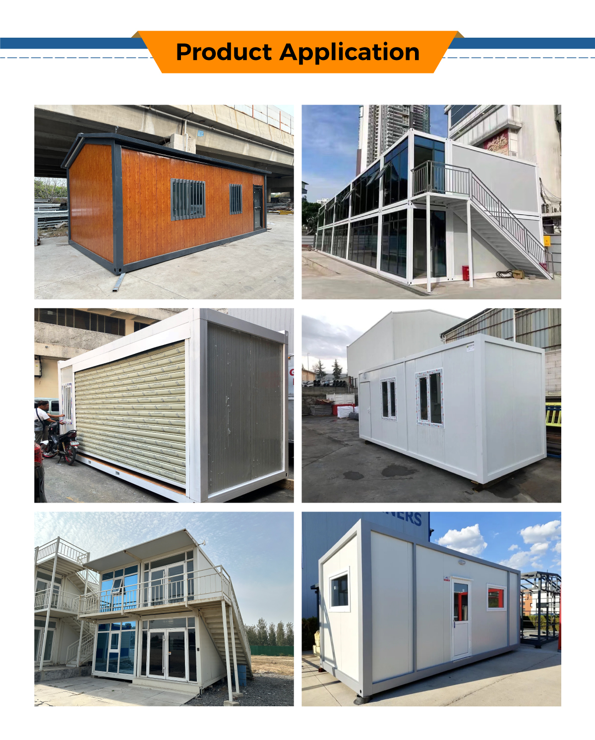 Quick Installation Galvanized Steel Structure Prefab Self Assemble Luxury Villa House for Two Story Flat Pack Container