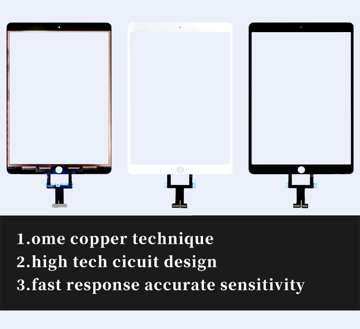 Other Compatible Touch Screen Glass Repair Parts for iPad 2018/9.7/10.2/10.5 Fix Broken Pad Screen and Oca