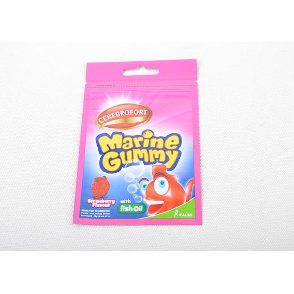 Pressure Resistant Zipper Lock Bags Custom Printed Strong Sealing For Candy / Nuts