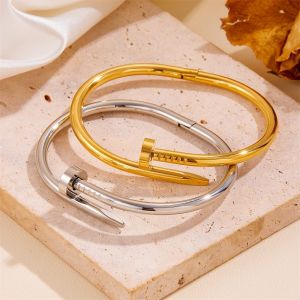 Buy cheap Minimalist High-quality Stainless Steel Nail Bracelet from wholesalers