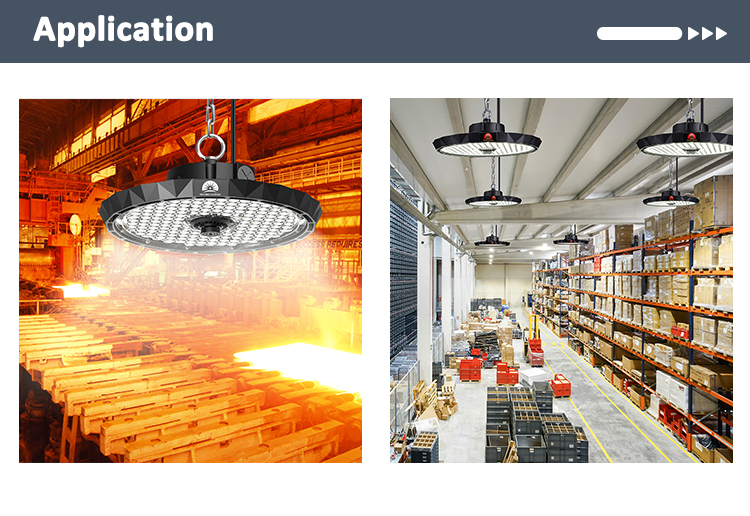 Customized 20W-100W Commercial LED High Bay Lighting with 50,000hrs Lifespan and 2000-20000lm Luminous Flux for Indoor Use